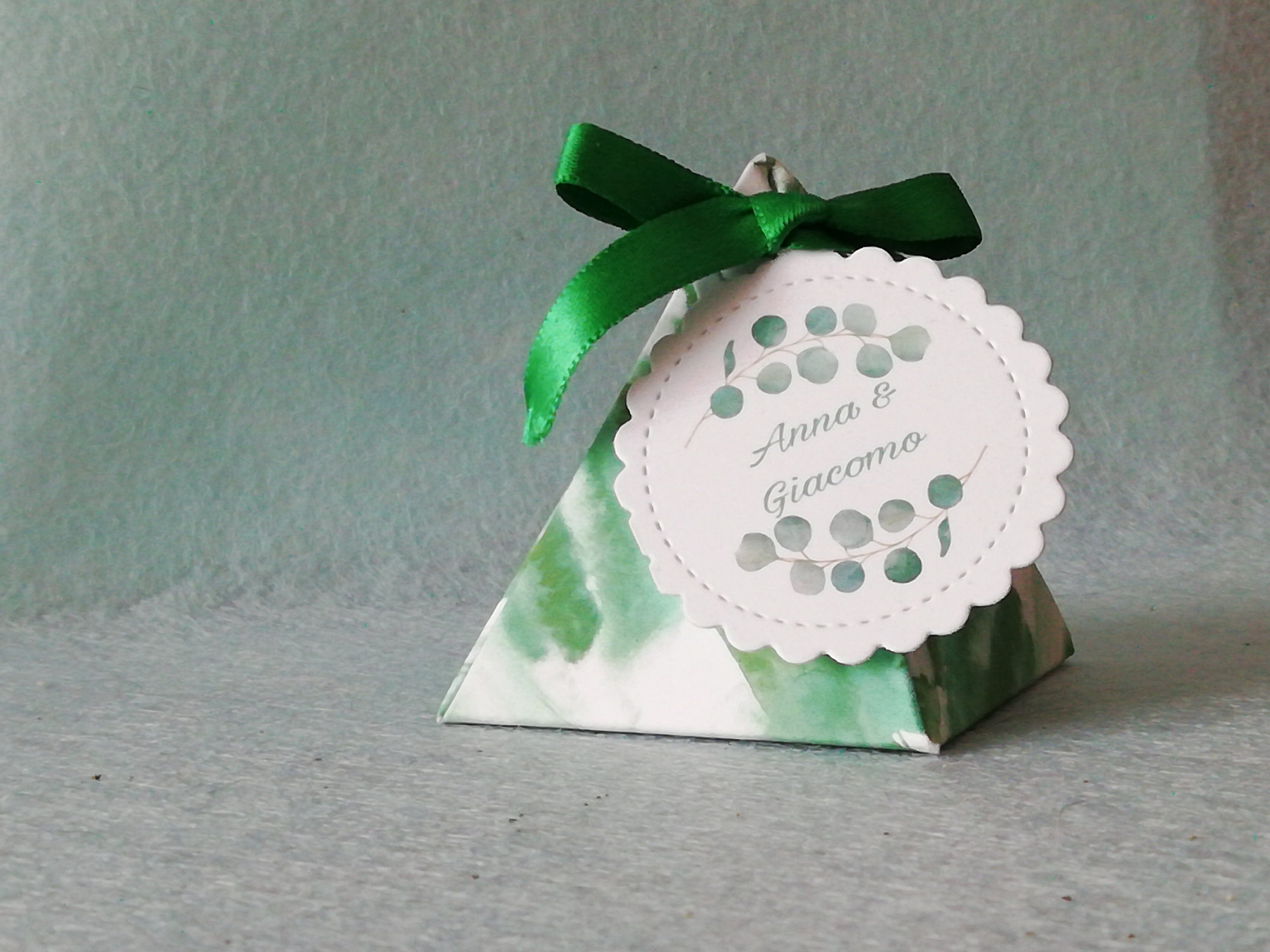 10 Scatoline portaconfetti personalizzate Matrimonio Cresima Comunione Compleanno